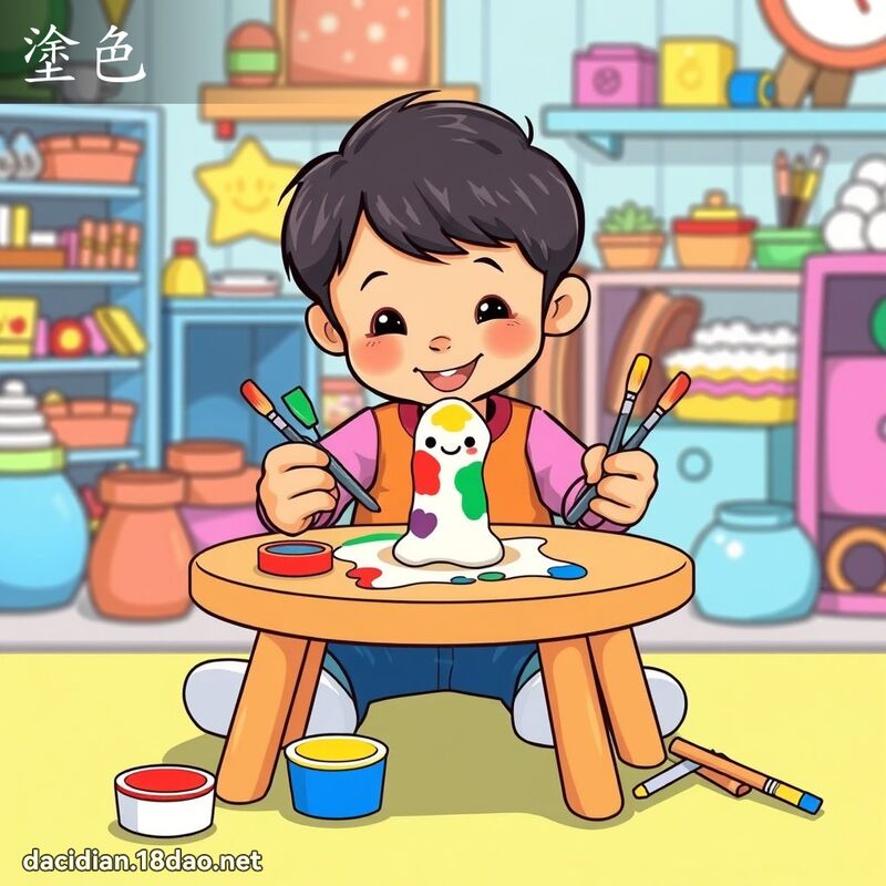 涂色 - 国语大辞典配图