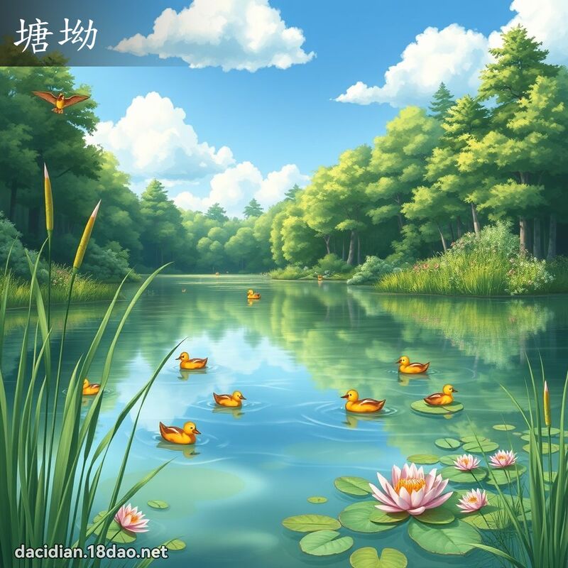 塘坳 - 国语大辞典配图