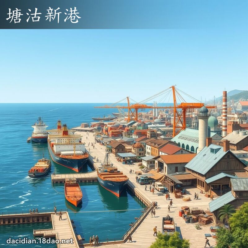 塘沽新港 - 國語大辭典配圖
