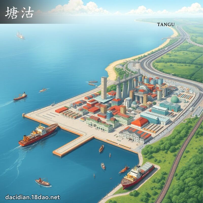 塘沽 - 国语大辞典配图