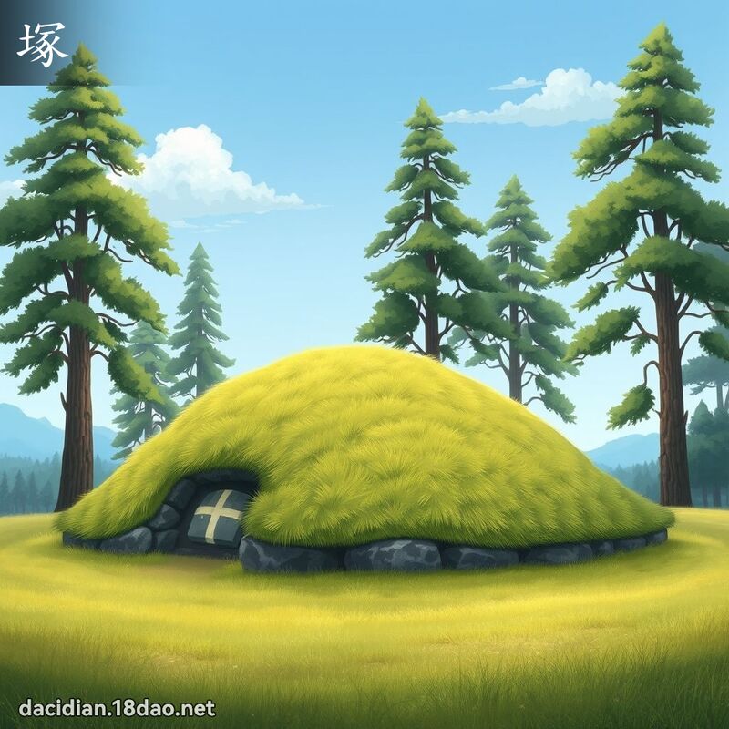 塚 - 國語大辭典配圖