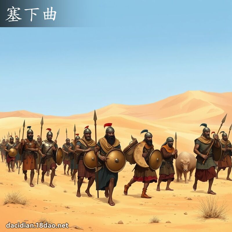 塞下曲 - 國語大辭典配圖