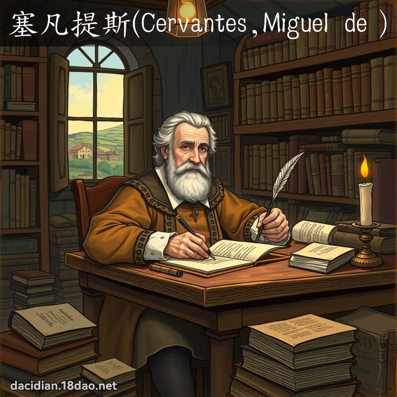 塞凡提斯(Cervantes,Miguel de） - 国语大辞典配图