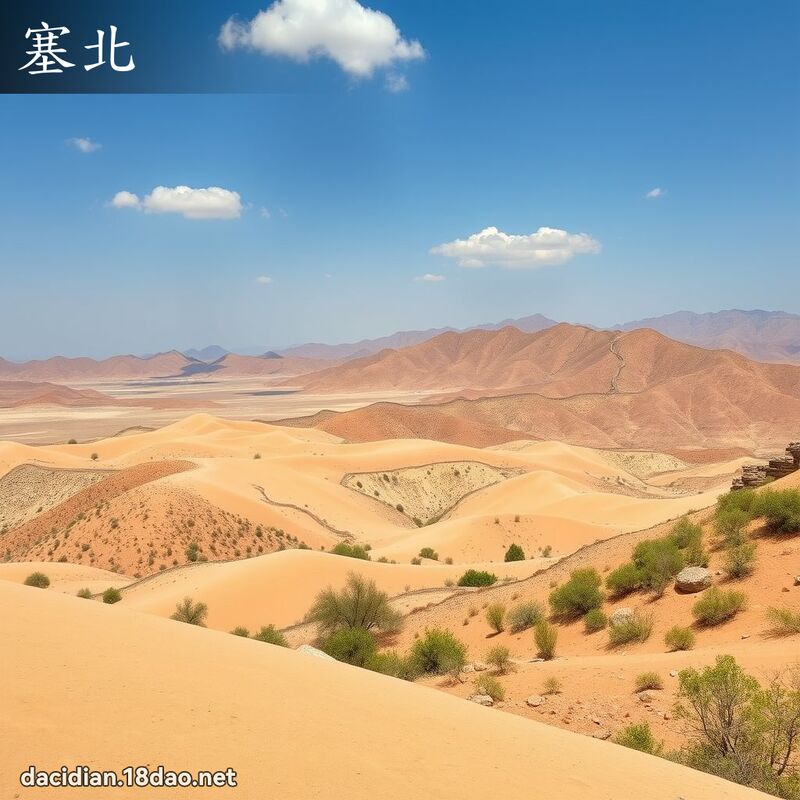 塞北 - 国语大辞典配图