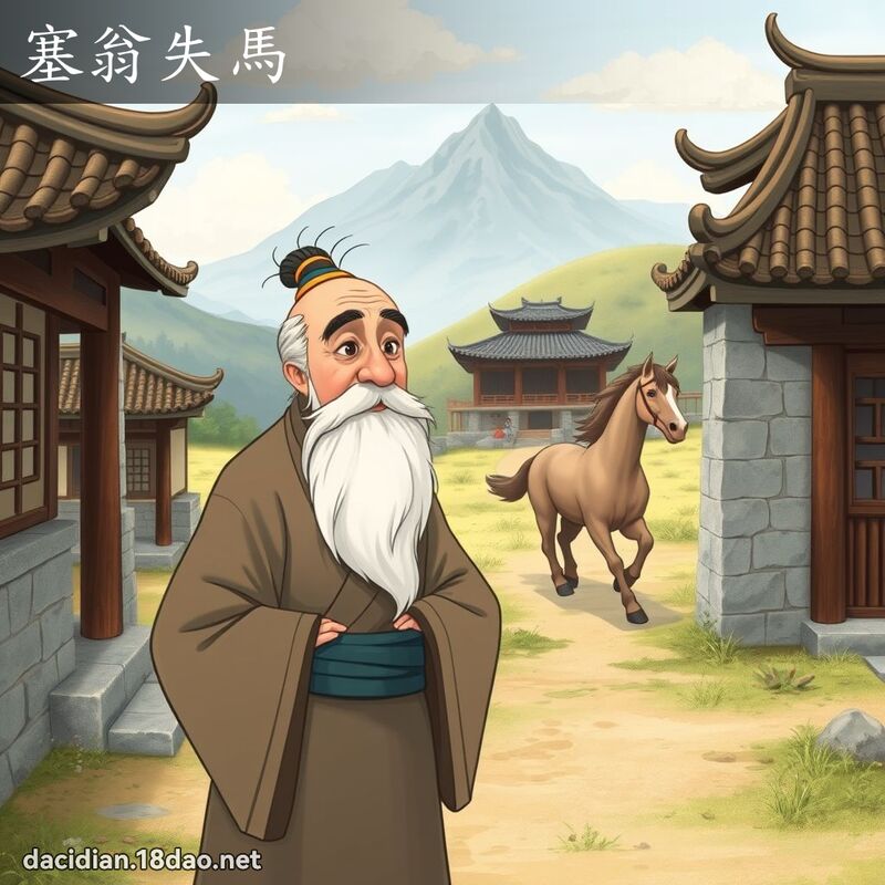 塞翁失馬 - 國語大辭典配圖