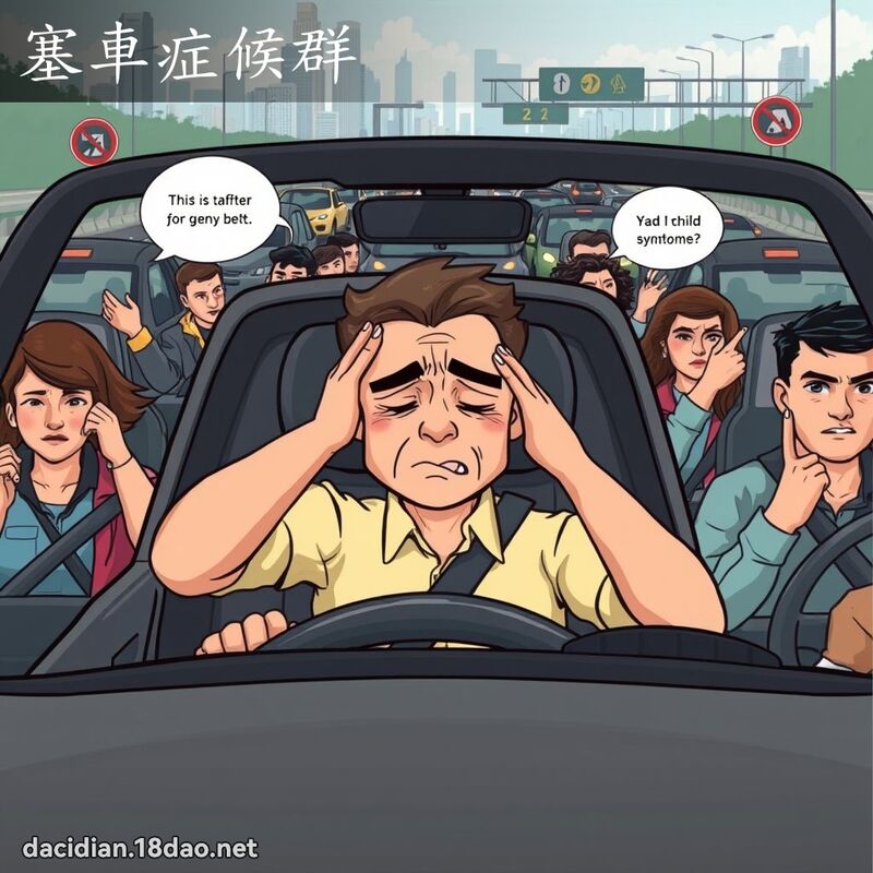 塞车症候群 - 国语大辞典配图
