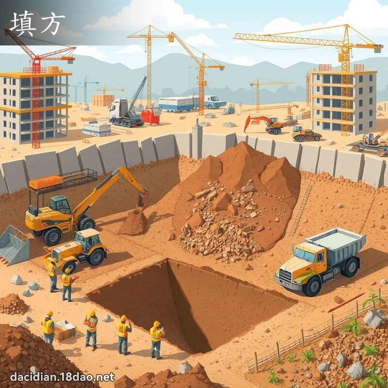 填方 - 國語大辭典配圖