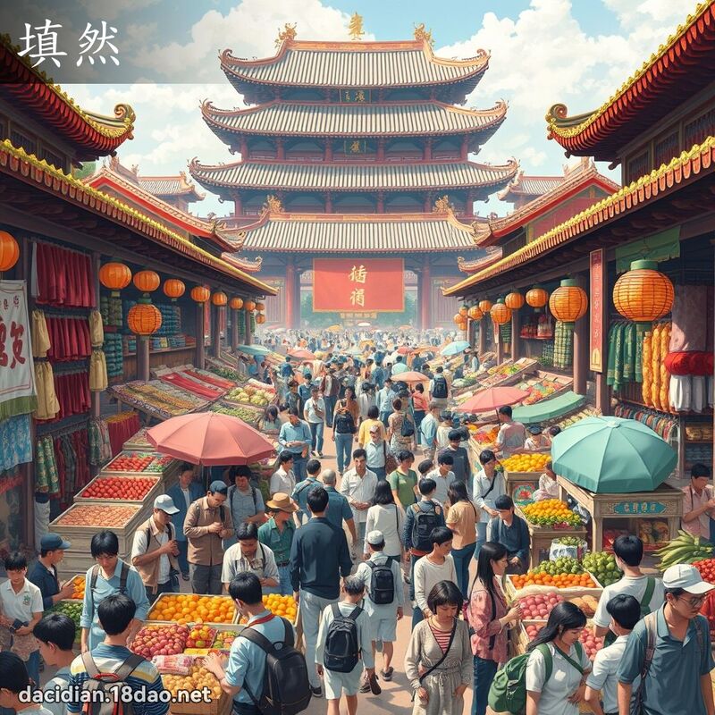 填然 - 國語大辭典配圖