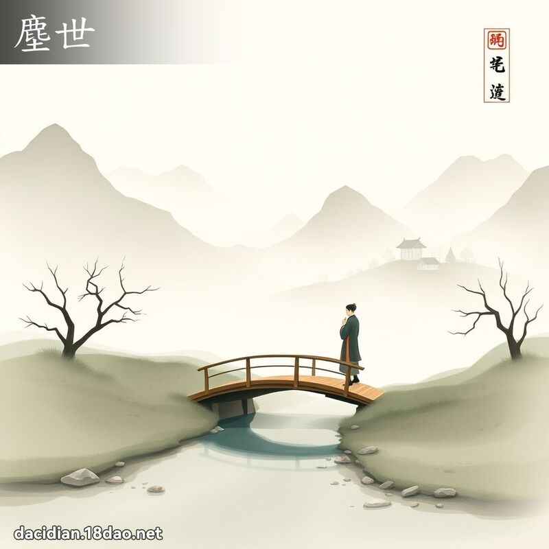 塵世 - 國語大辭典配圖