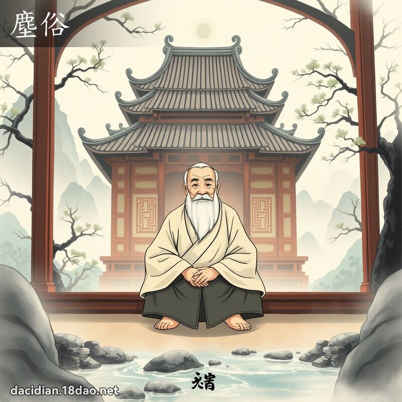 塵俗 - 國語大辭典配圖