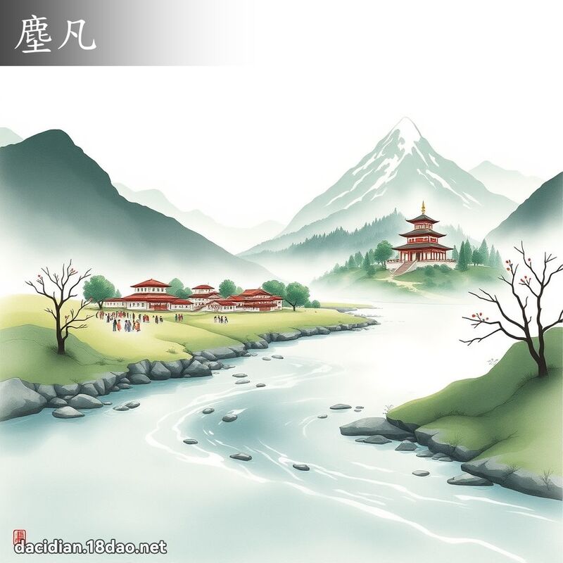 尘凡 - 国语大辞典配图