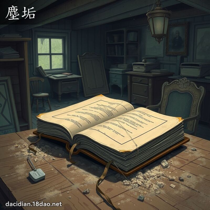 塵垢 - 國語大辭典配圖