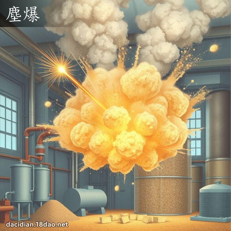 塵爆 - 國語大辭典配圖