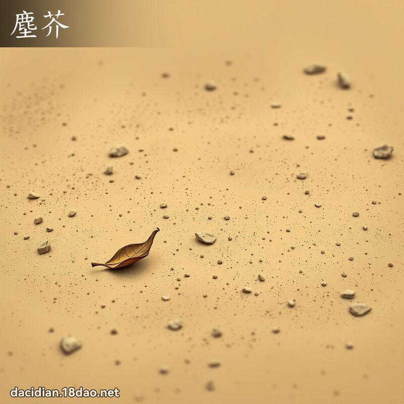 塵芥 - 國語大辭典配圖