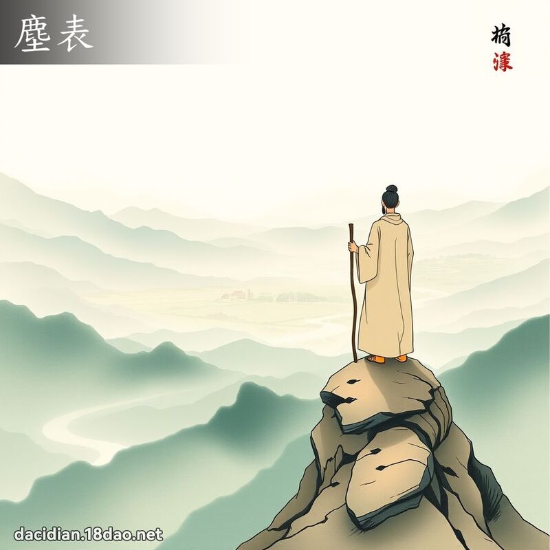 尘表 - 国语大辞典配图