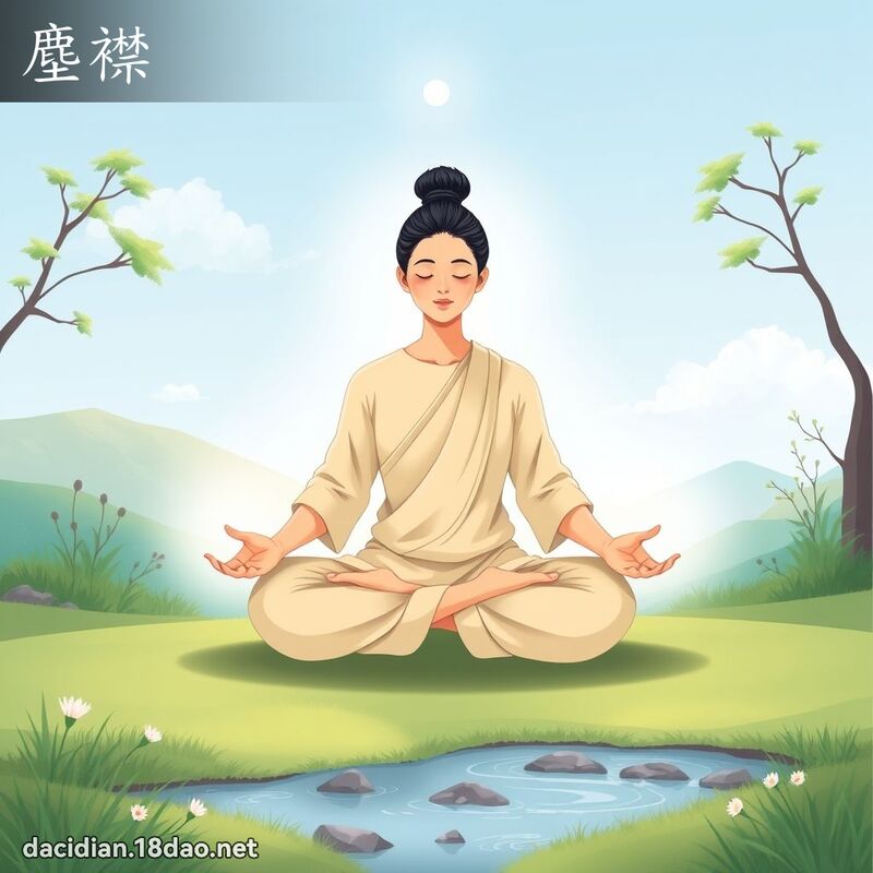 塵襟 - 國語大辭典配圖