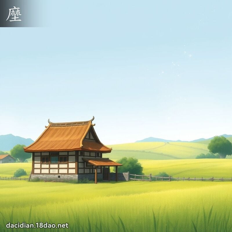 汉字: 塺 (多音字)