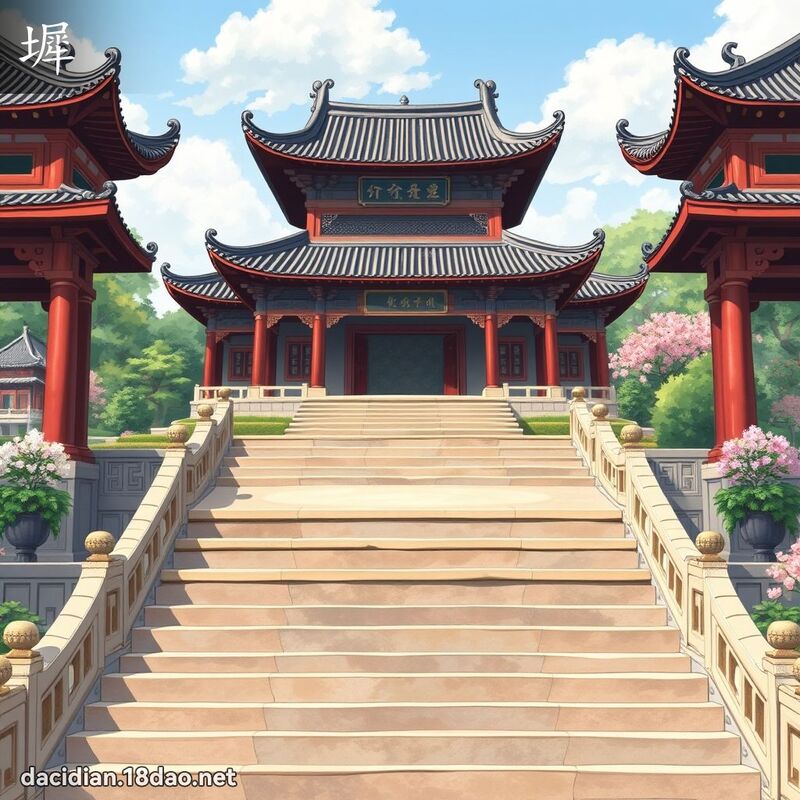 墀 - 国语大辞典配图