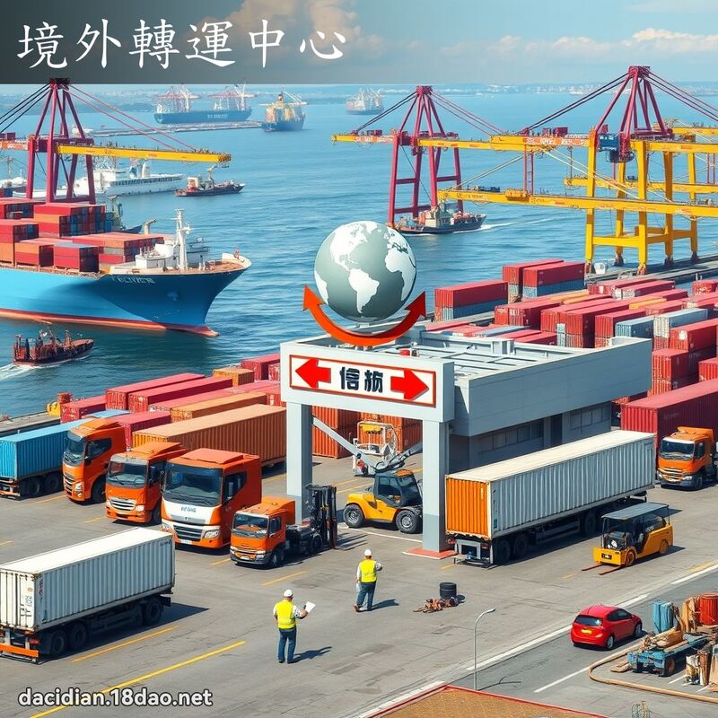 境外转运中心 - 国语大辞典配图