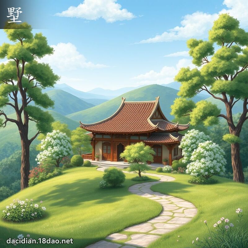 墅 - 國語大辭典配圖
