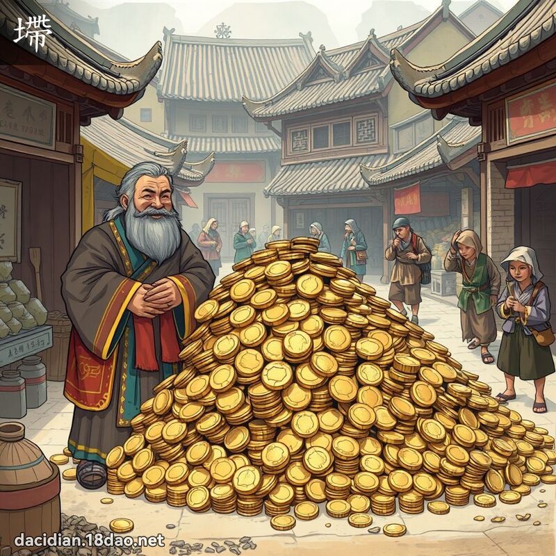 墆 - 国语大辞典配图