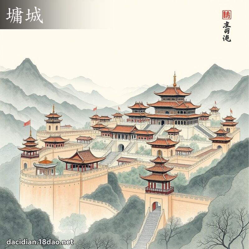 墉城 - 国语大辞典配图