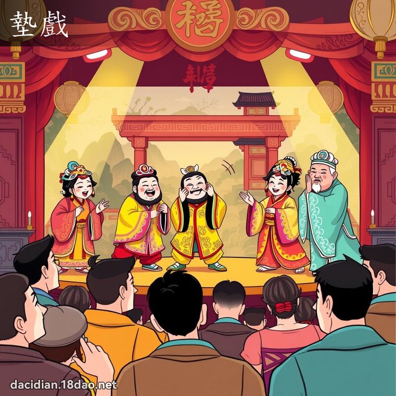 垫戏 - 国语大辞典配图