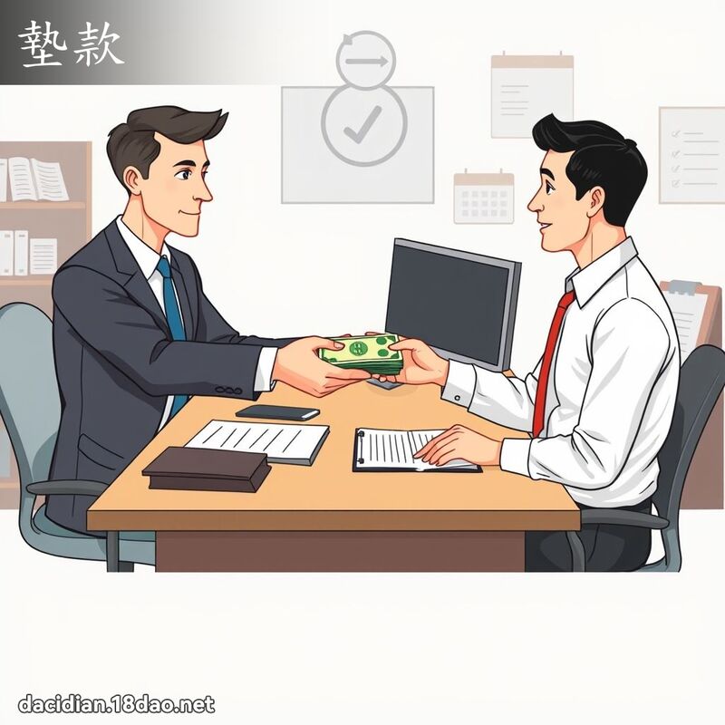 垫款 - 国语大辞典配图