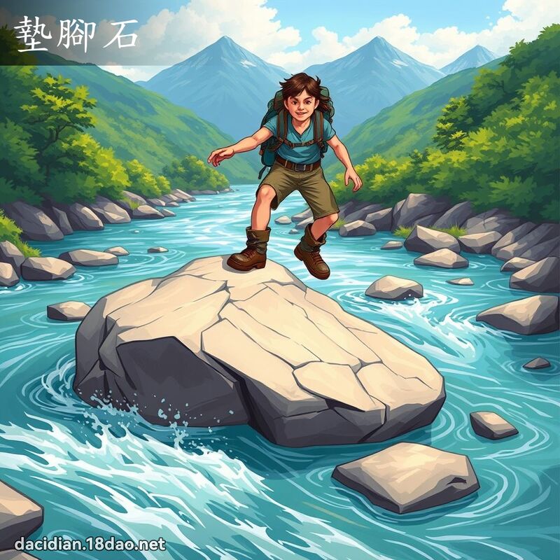 墊腳石 - 國語大辭典配圖