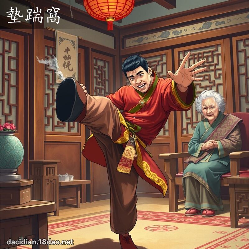 垫踹窝 - 国语大辞典配图