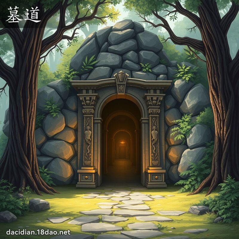 墓道 - 國語大辭典配圖