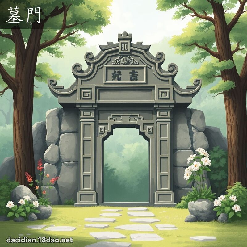 墓门 - 国语大辞典配图