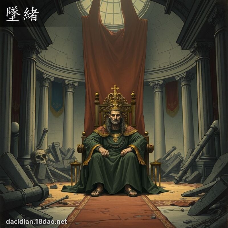 墜緒 - 國語大辭典配圖