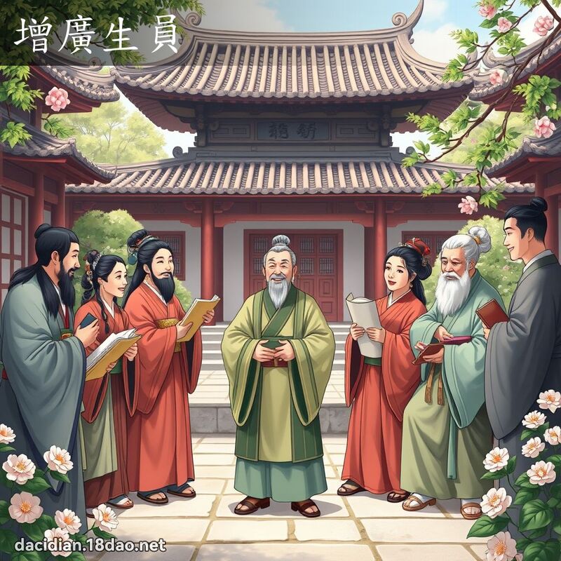 增廣生員 - 國語大辭典配圖