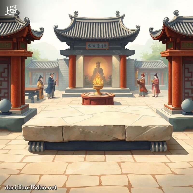 墠 - 國語大辭典配圖