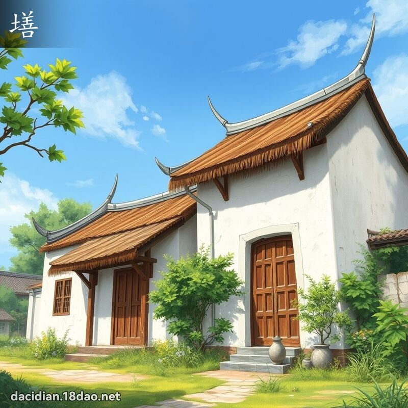 墡 - 國語大辭典配圖