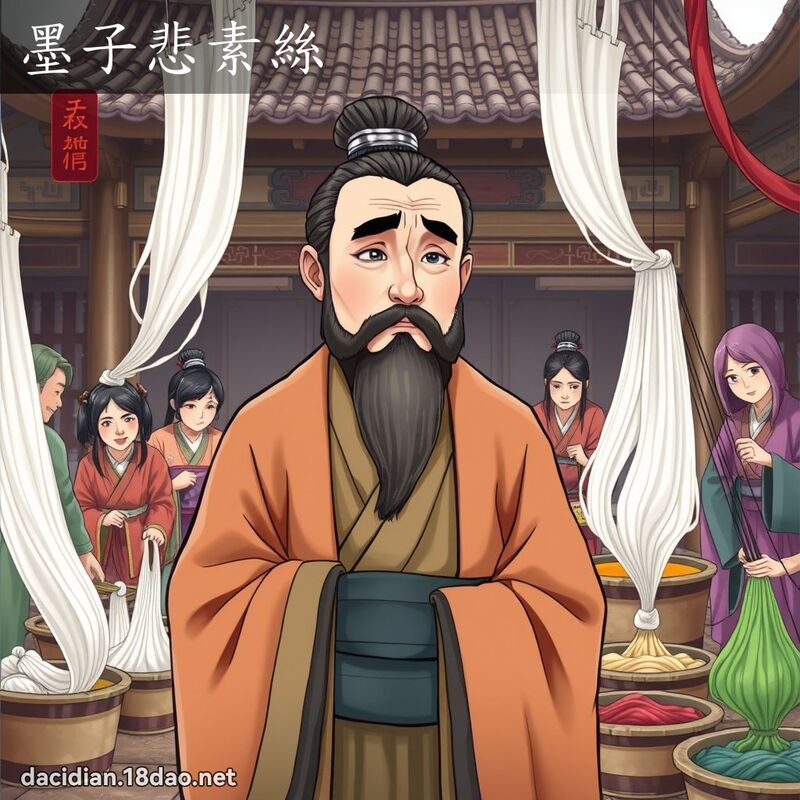 墨子悲素丝 - 国语大辞典配图