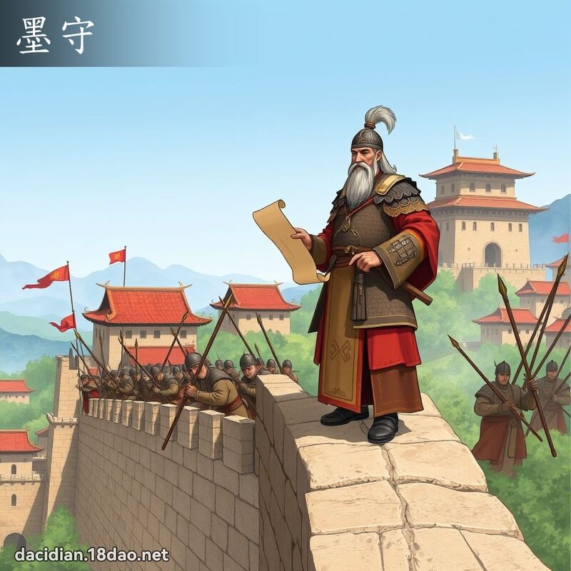 墨守 - 国语大辞典配图