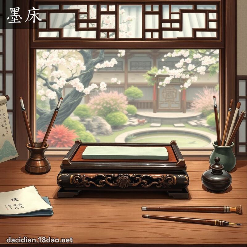 墨床 - 国语大辞典配图