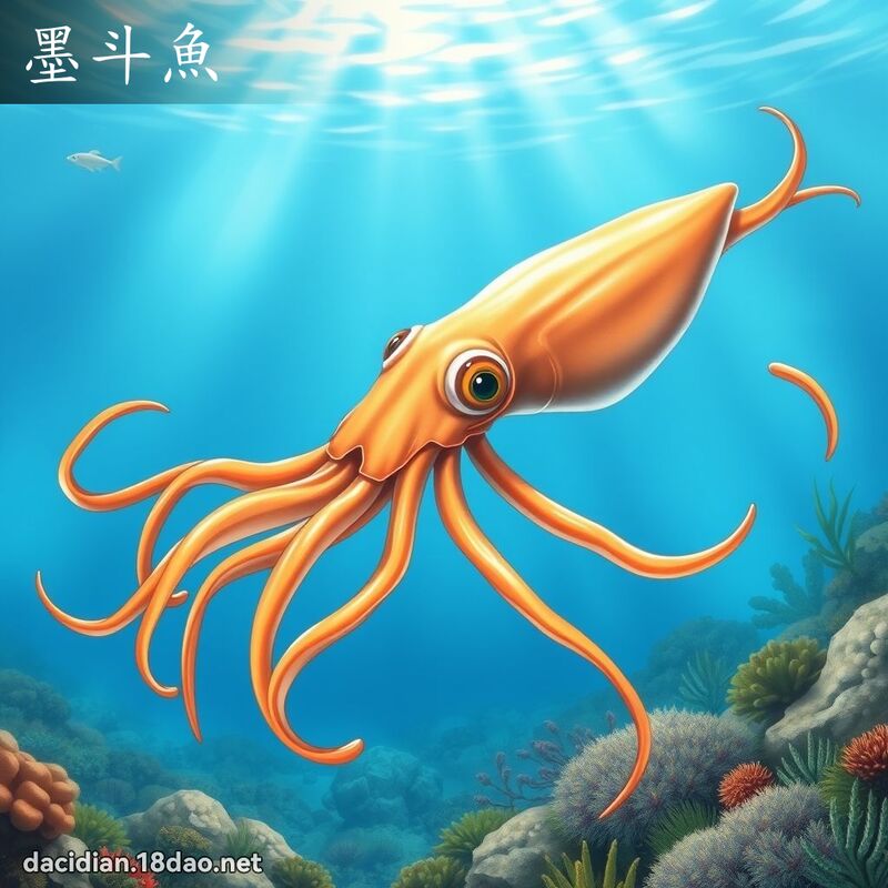 墨斗魚 - 國語大辭典配圖