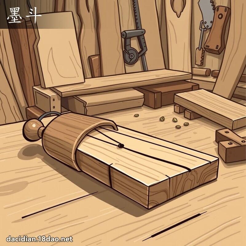 墨斗 - 国语大辞典配图