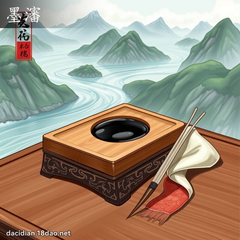 墨瀋 - 國語大辭典配圖