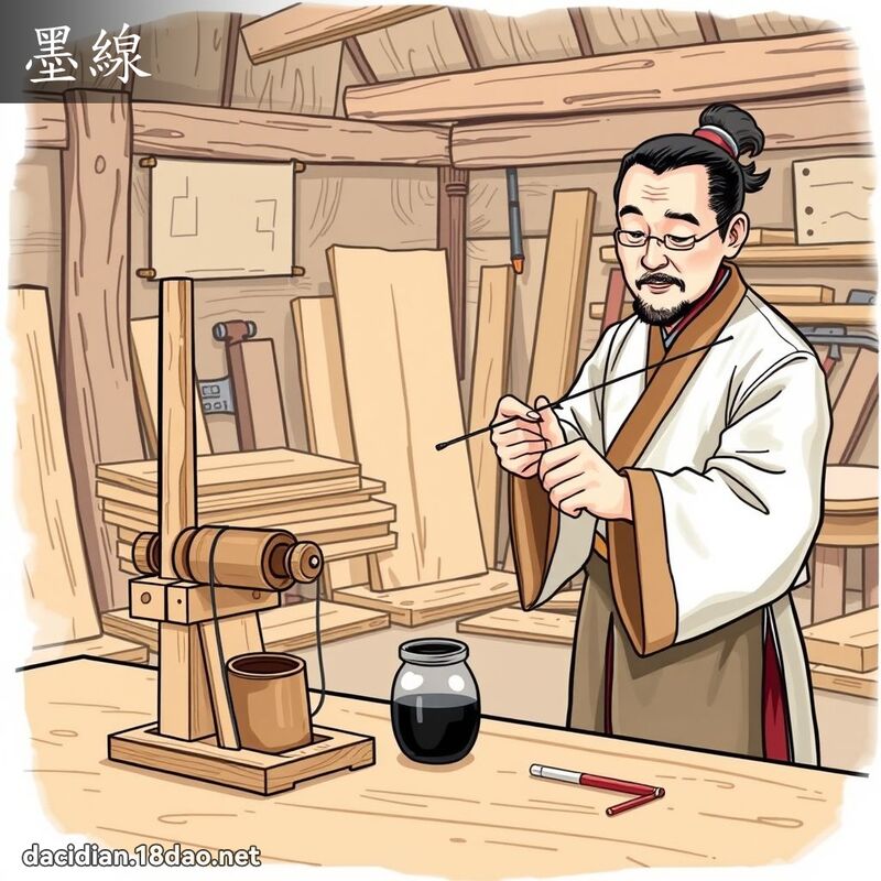 墨线 - 国语大辞典配图