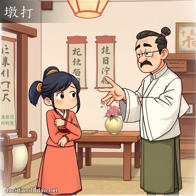 墩打 - 国语大辞典配图