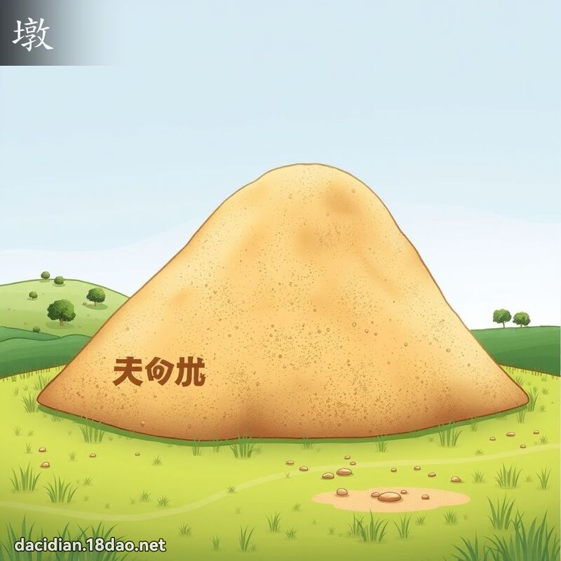 墩 - 国语大辞典配图