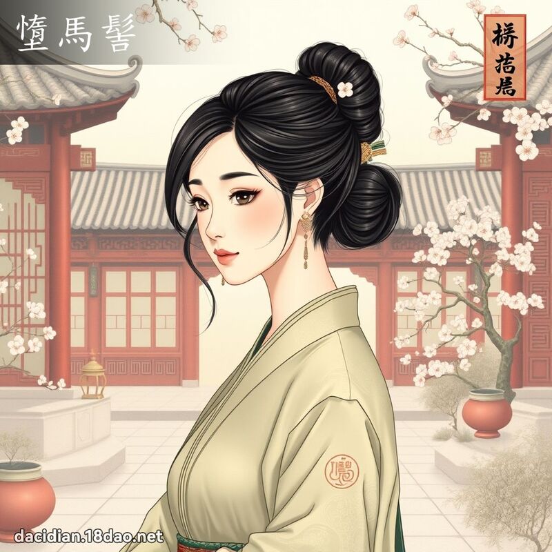 墯馬髻 - 國語大辭典配圖