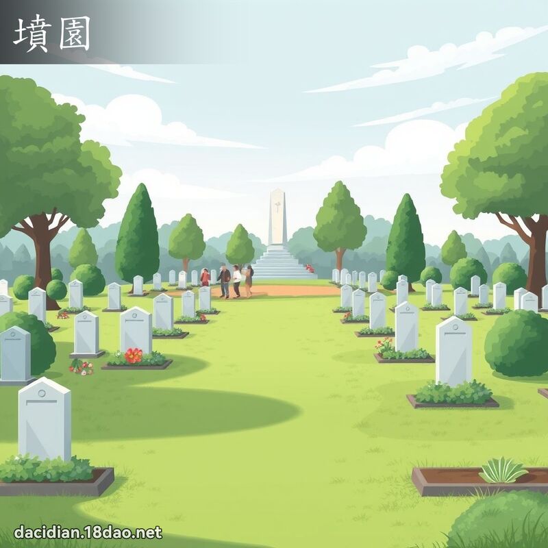 坟园 - 国语大辞典配图
