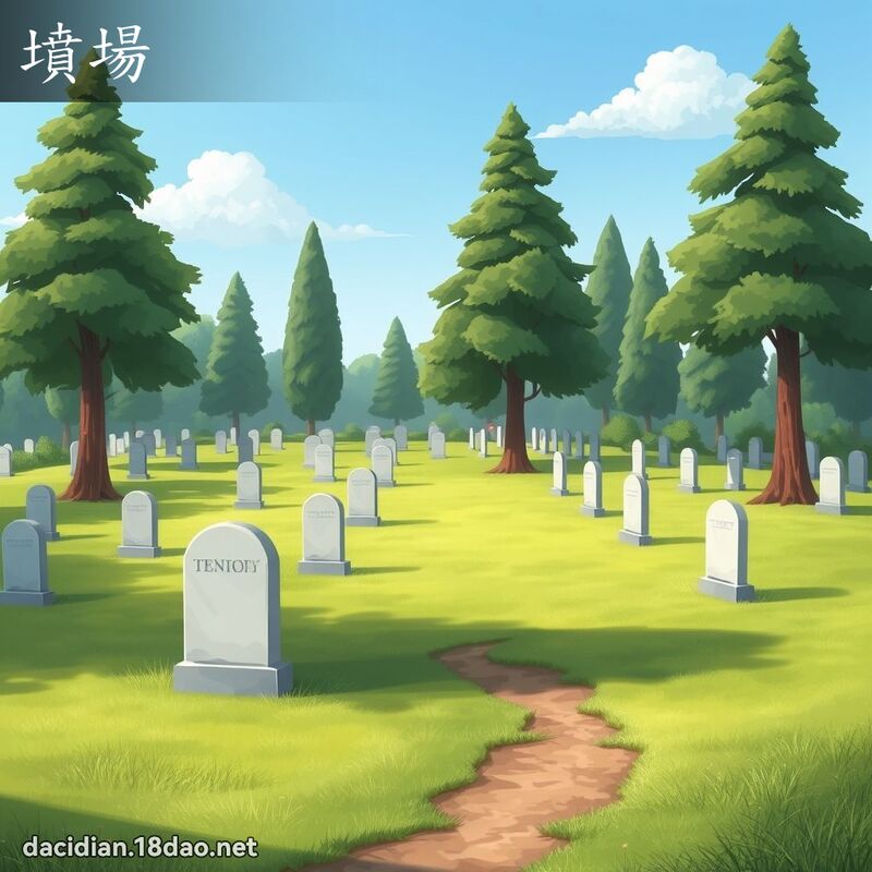 坟场 - 国语大辞典配图