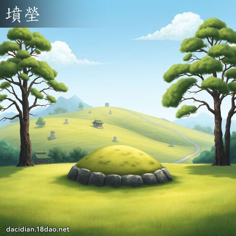 墳塋 - 國語大辭典配圖