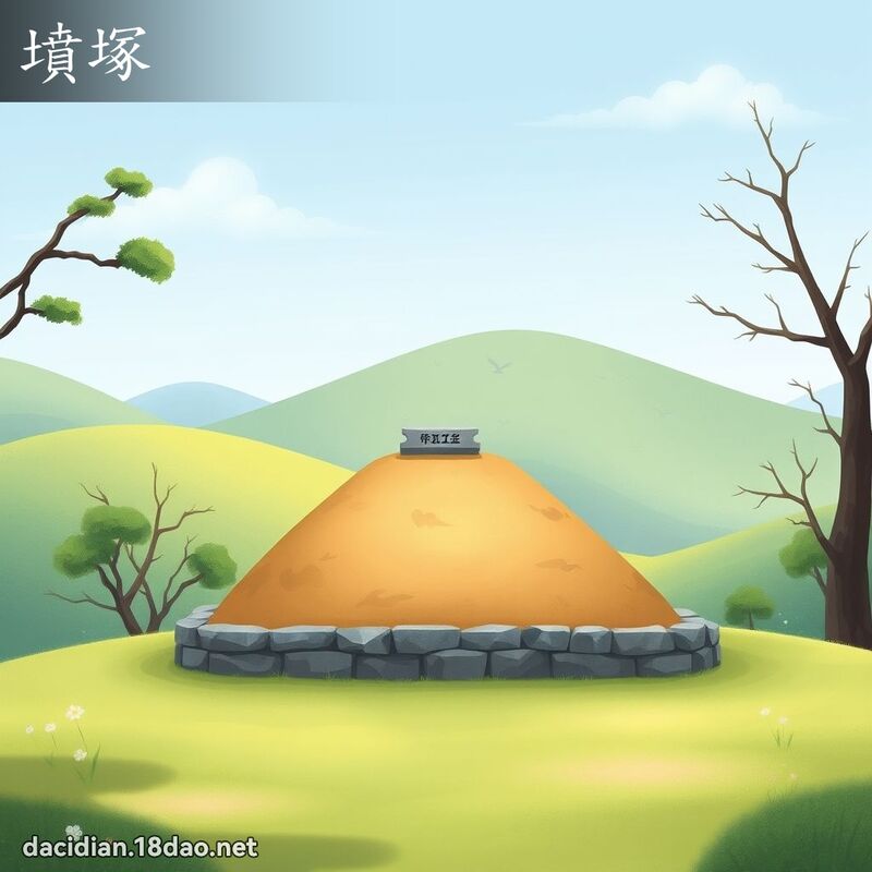 坟塚 - 国语大辞典配图